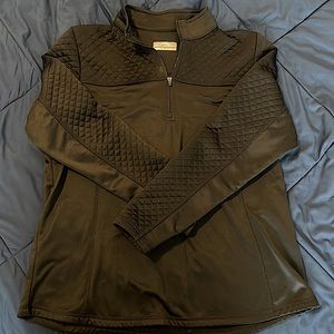 Black Callaway weather series womens quarter zip
